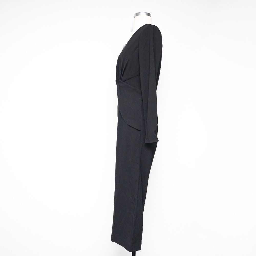 Self-Portrait.  Cropped‎ Cutout Crepe Jumpsuit. - Picture 6 of 16